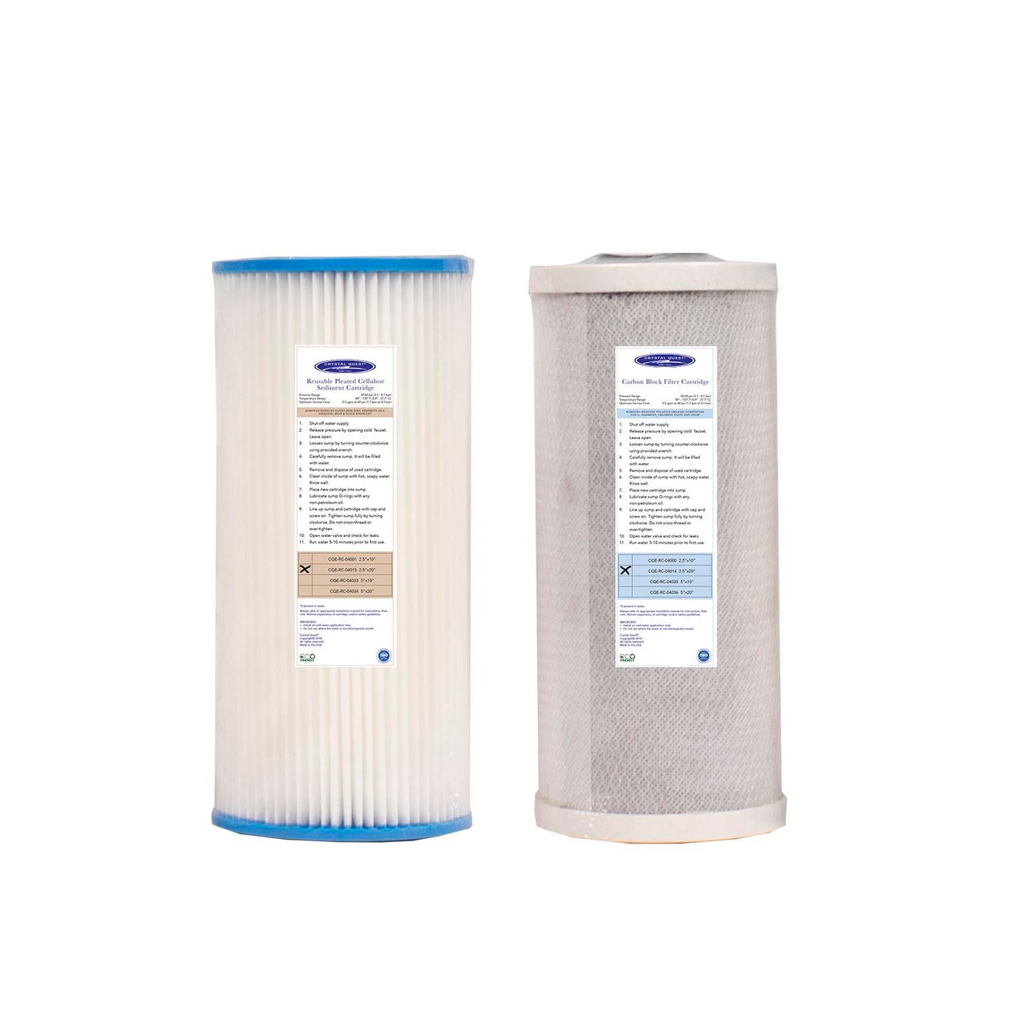 500/1000 GPD Whole House RO Filter Pack
