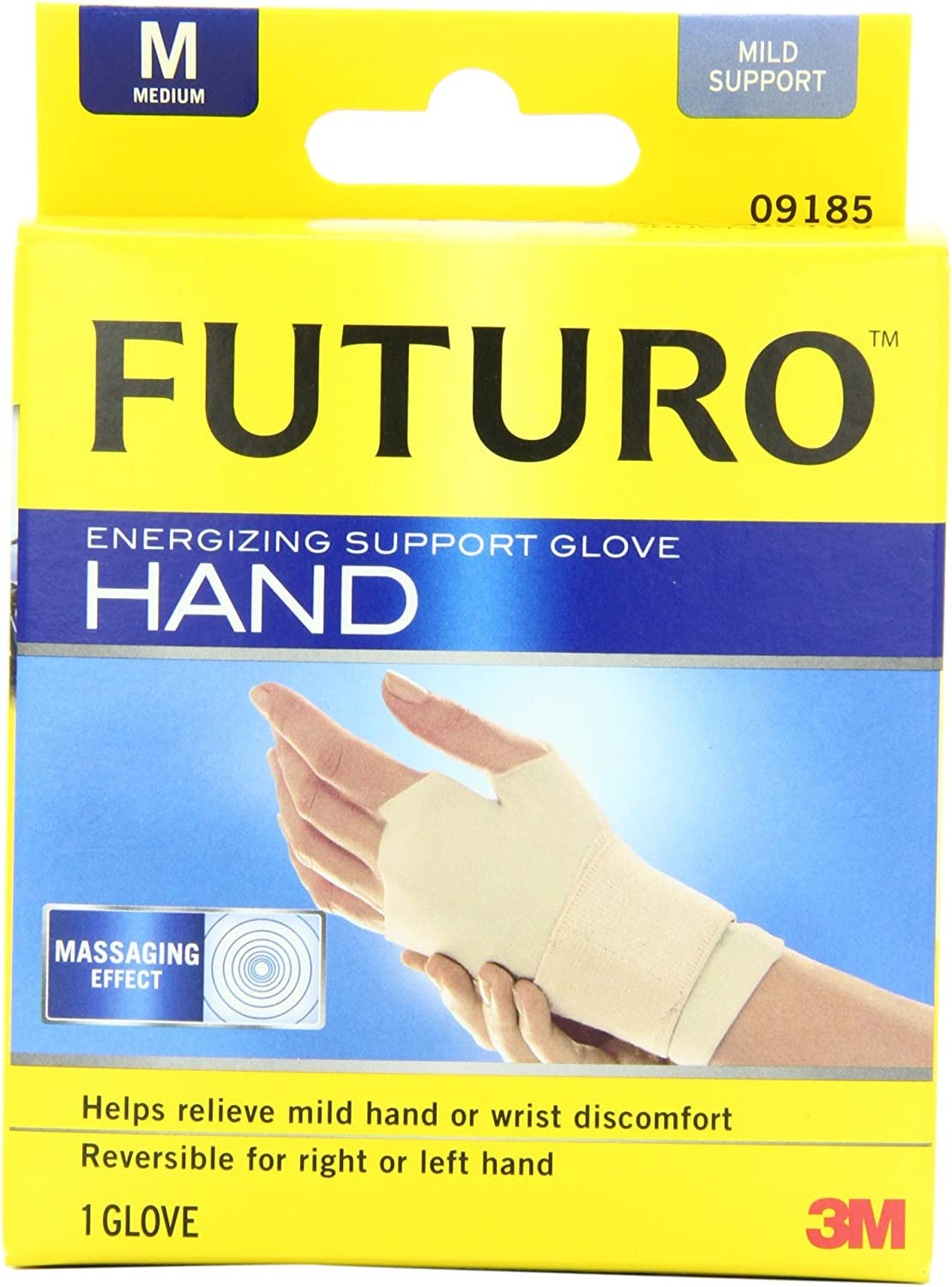 Futuro Energizing Support Glove, 09185EN, Medium