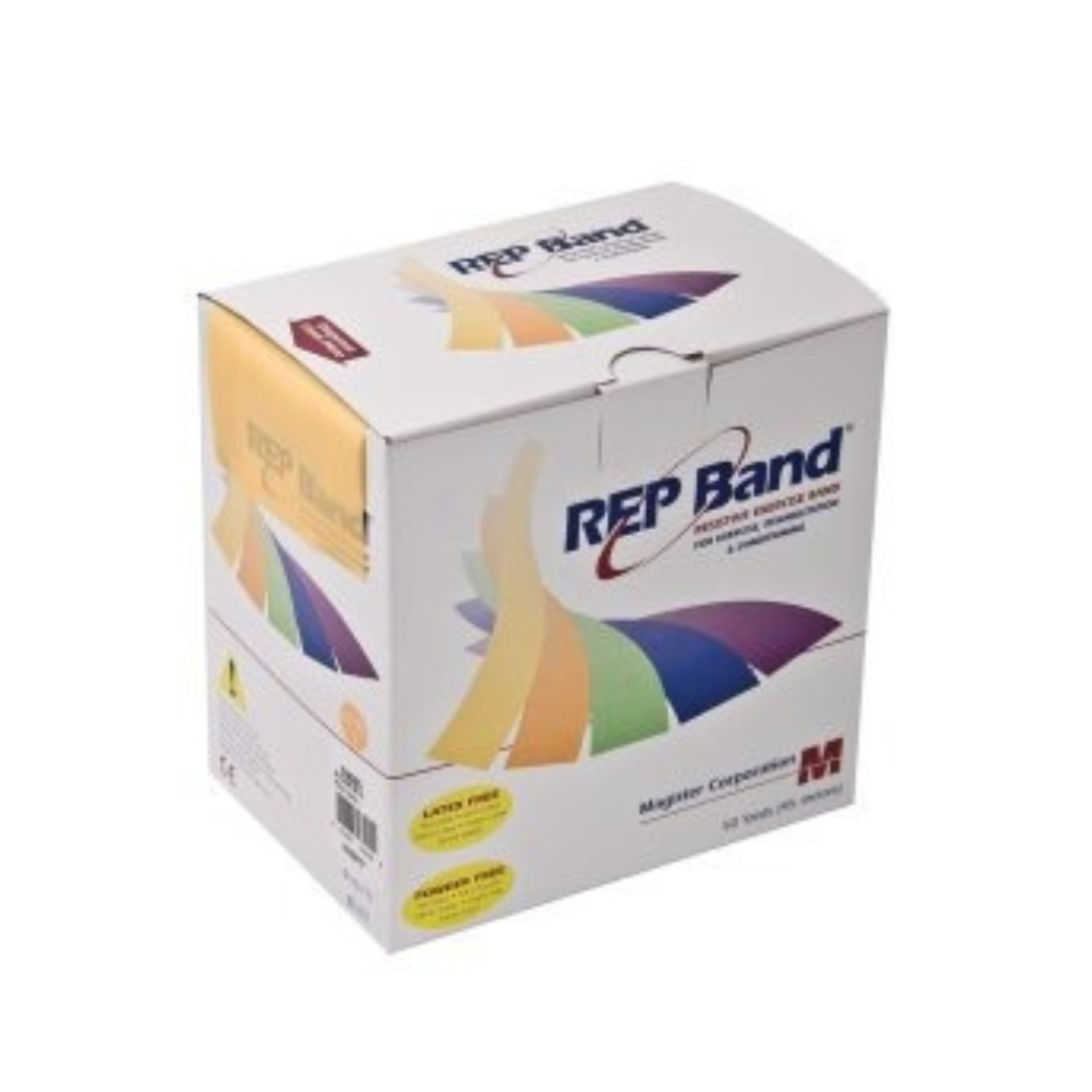 REP Band Exercise Band, Peach, Level 1, 50 Yard Length Gentle Introduction to Resistance Training
