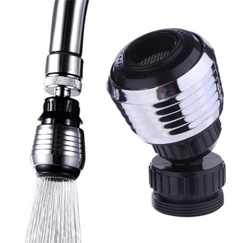Universal Plastic Faucet Nozzle 360 Rotary Kitchen Faucet Shower Head Economizer Filter Water Stream Faucet Pull Out Bathroom