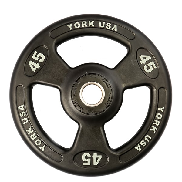York Barbell 2" Iso-Grip Urethane Plate
