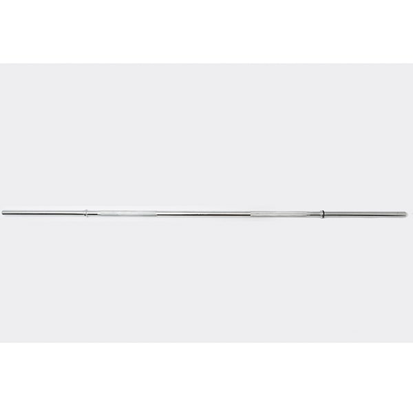 York Barbell Chrome Deluxe Weight Bar w/ Fixed Inner Collars