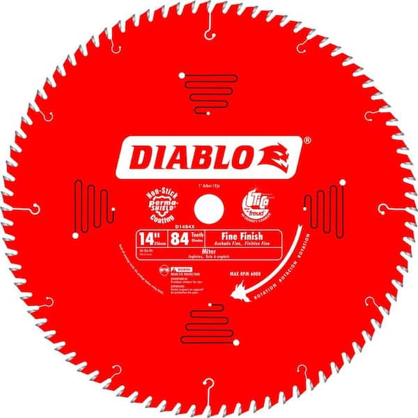 Circular Saw Blade 14 in. x 84-Tooth Fine Finish w/ Durable Teeth