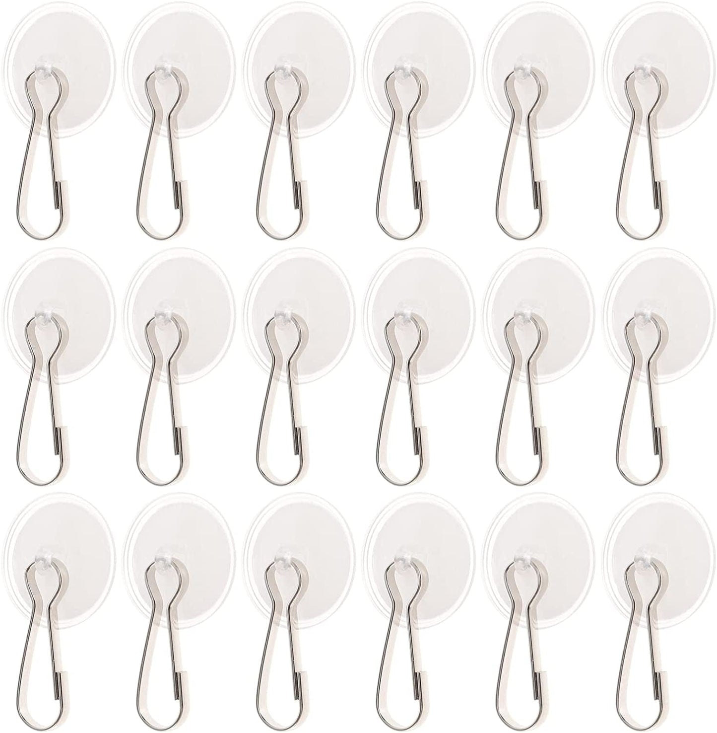 Abaodam 20Pcs Ceiling Hooks Hanging Seamless Hook Adhesive Wall Mount Hooks for Planter Suspension Straps Yoga Swing Brackets Resistance Trainer Yoga