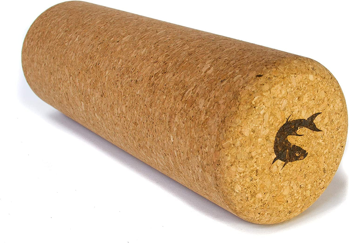 AQUANIMOUS Cork Massage Roller 12 Inch Travel Size Natural Eco-Friendly NO Foam Roller