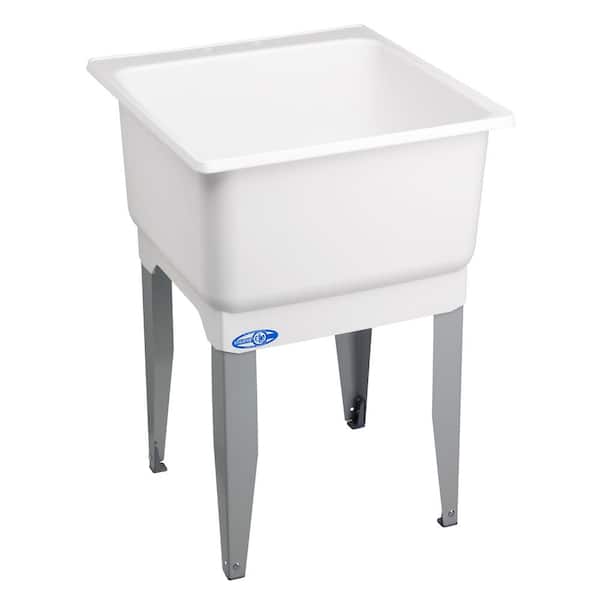 Polypropylene Laundry Tub Floor Mount Utilatub 23 in. x 25 in.