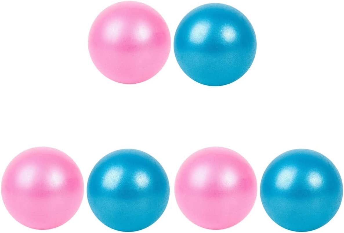 BESPORTBLE 4Pcs Portable Exercise Explosion-Proof for Balance Flexible Stability Color Training Random Gym Fitness Gymnastic Auxiliary Madam of Fitness, Lady Yoga, Girl PVC Yoga Pilates