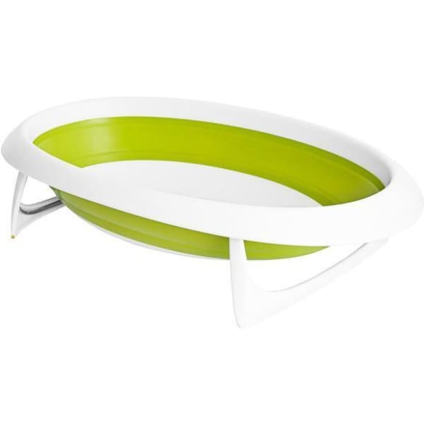 Boon Naked Collapsible Bathtub - Green-White - Bathtubs
