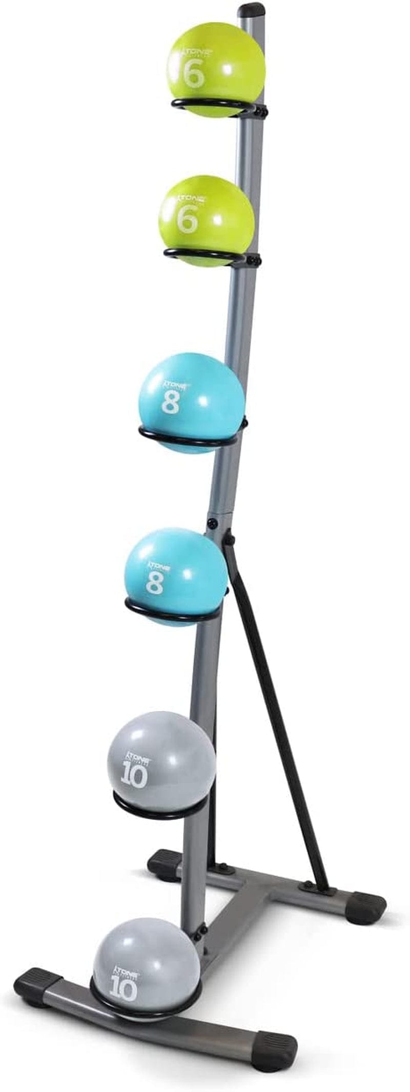 CAPHAUS Soft Weighted Exercise Ball, Weighted Toning Ball, Soft Medicine Balls for Exercise, Yoga, Pilates & Physical Therapy, 6, 8, 10 LB, Option Available in Single, Pair & Set with Rack