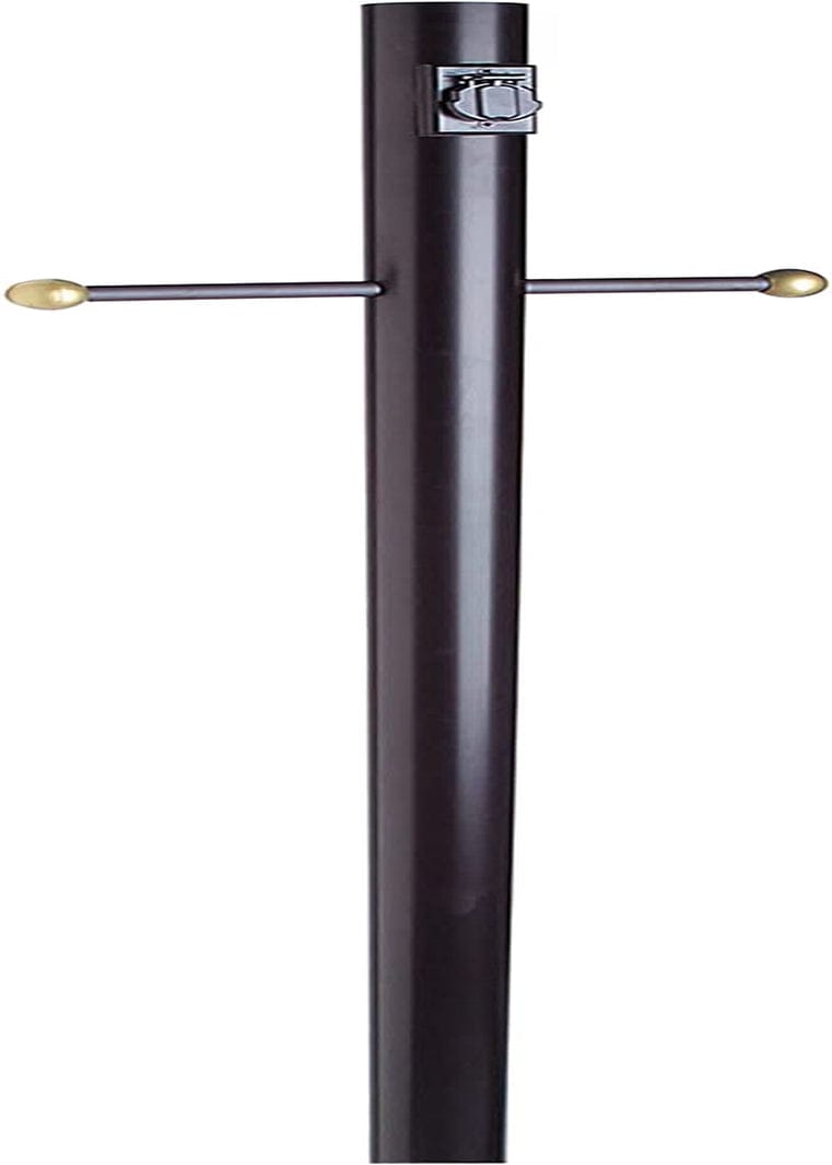 Design House 501817 80-Inch Lamp Post, Black