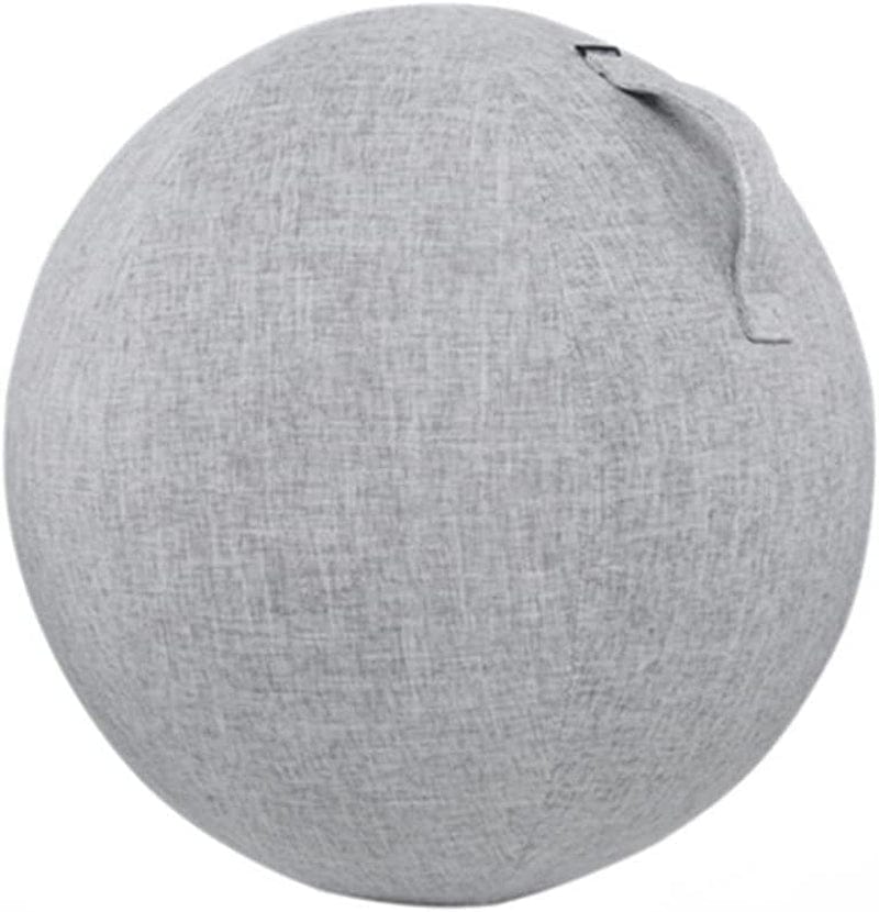 Dust-Proof Anti-Slid Exercise Ball Cover Cotton Flax Practical Fine Knitted Yoga Ball Cover for Home