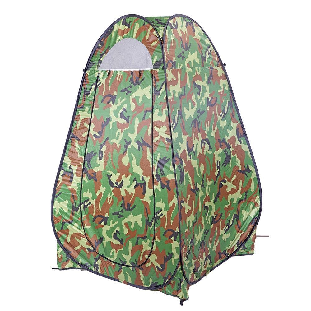 Easingroom Shower Toilet Portable Camping Bathing Tent Camouflage