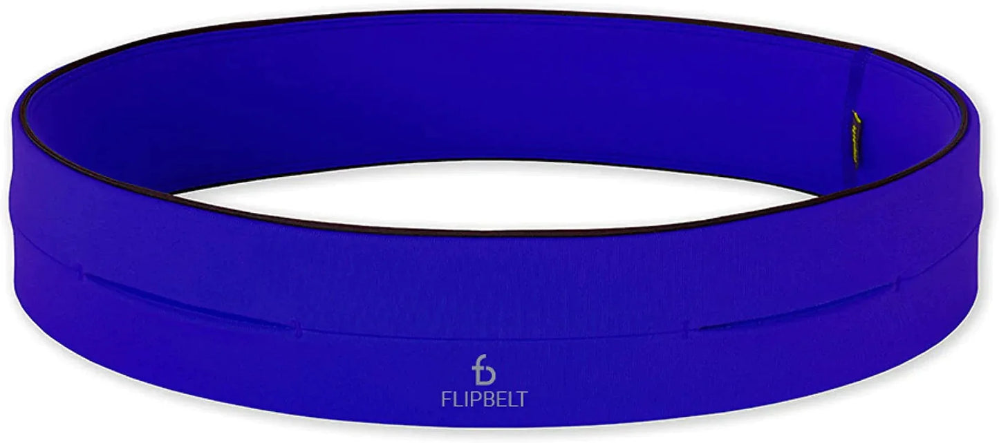 Flipbelt Classic Running Belt | Running Fanny Pack for Women and Men | Non Chafing Waist Band Pack for Phone | Moisture Wicking Storage Belt | USA Company