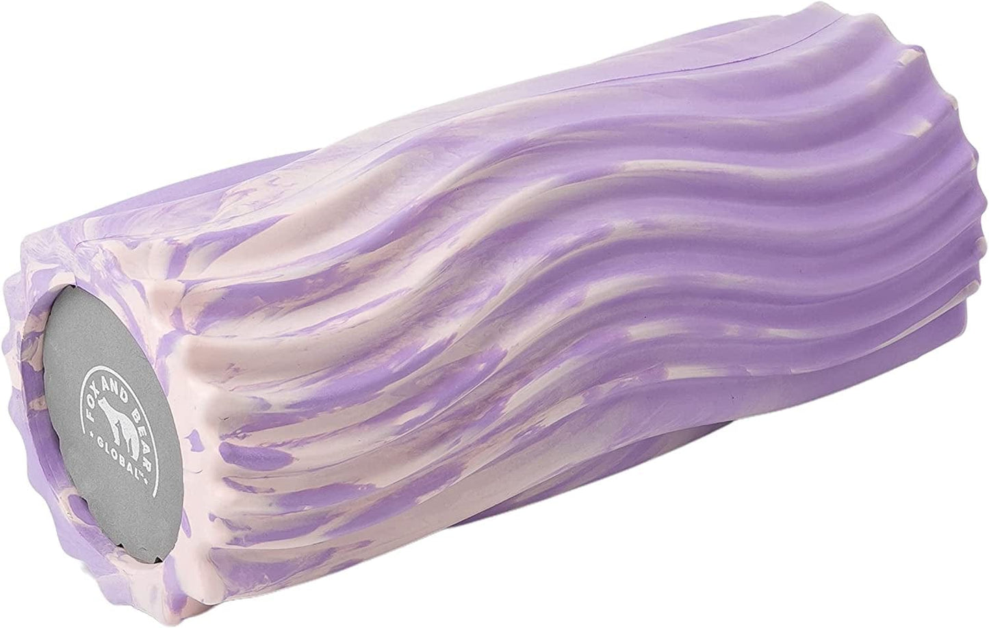 Fox and Bear Global Wave Foam Roller 13Inch, Yellow Orange-Muscle Pain Relieved, Deep Tissue Massage for Back, Legs, Physical Therapy and Muscle Recovery, 2In1.