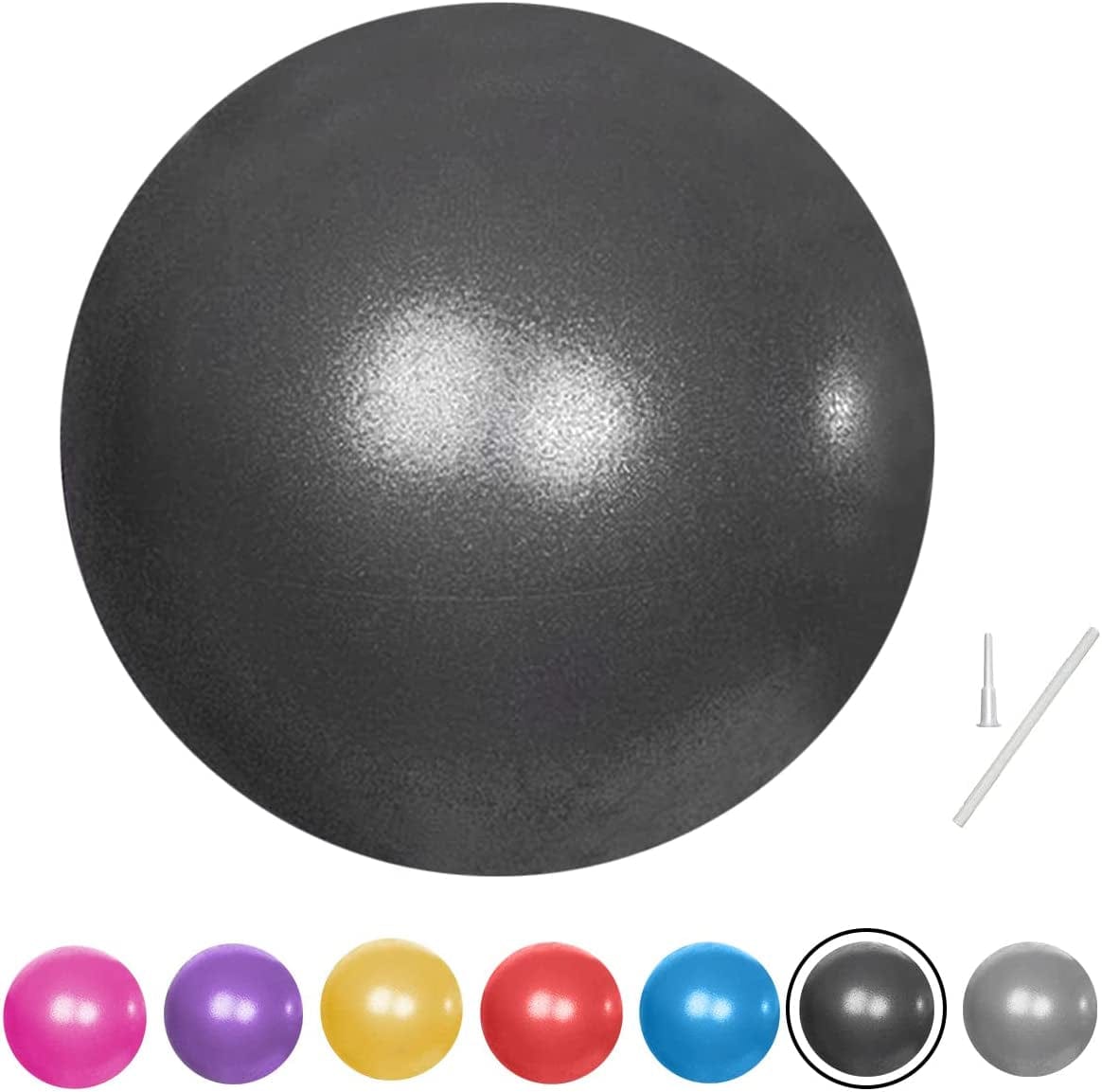 Fresion Small Exercise Ball Soft Yoga Balls,Mini Pilates Ball 25Cm for Core Training Exercise,Durable