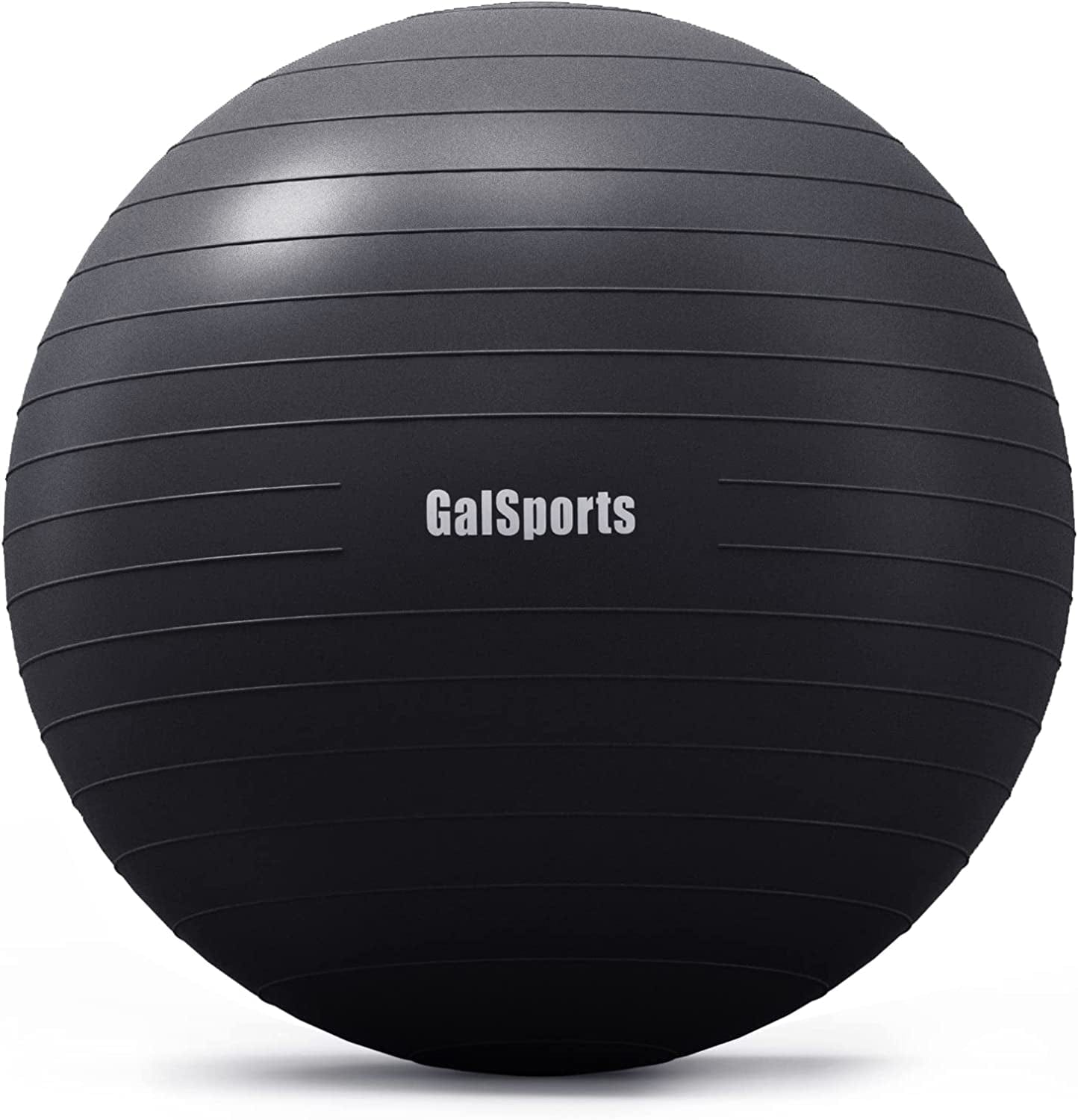 Galsports Exercise Ball Yoga Ball for Home Gym, Stability Ball for Workout & Fitness, Balance Ball Chair for Office, Swiss Ball for Physical Therapy