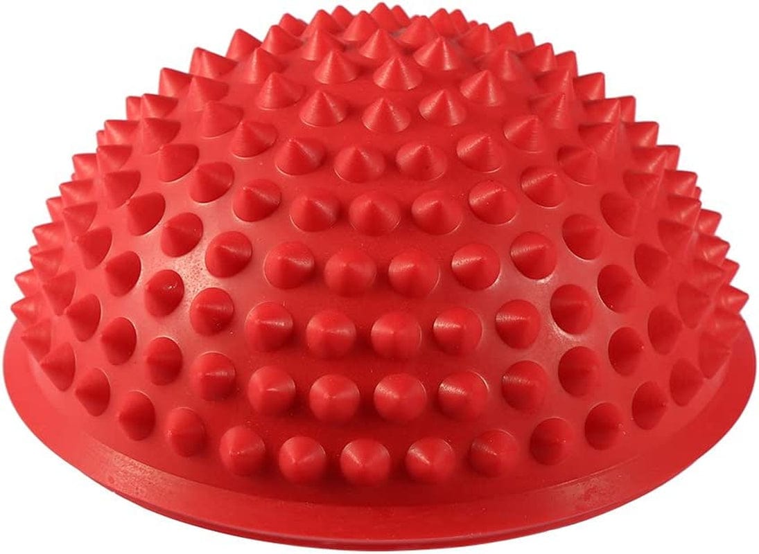 Half round PVC Massage Ball Yoga Balls Fitness Exercise Gym Massager, 5 Colors Body Rolling Pods Spiky Foot Wakers Balance Dome Yoga Balls Fitness Exercise Gym Massager