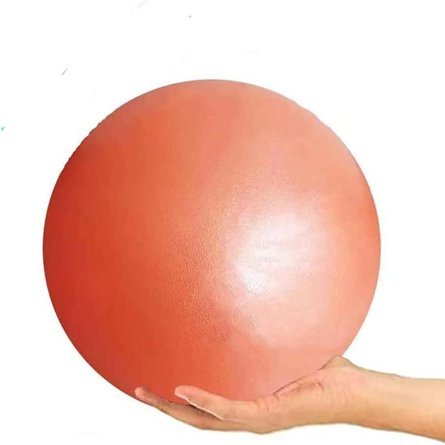 HOYKAO 9 Inch Mini Fitness Exercise Yoga Ball, Balance Bender Balls Stability Gym anti Burst Slip Resistant Balls with Inflatable Straw for Pilates Physical Core Therapy Training Equipment