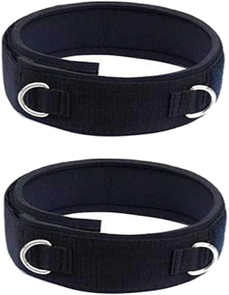 Huture 2Pcs Fitness Thigh Straps Neoprene Padded Adjustable Strength Training Accessories Speed Exercise for Taekwondo Football Running Workout Fit Men Women