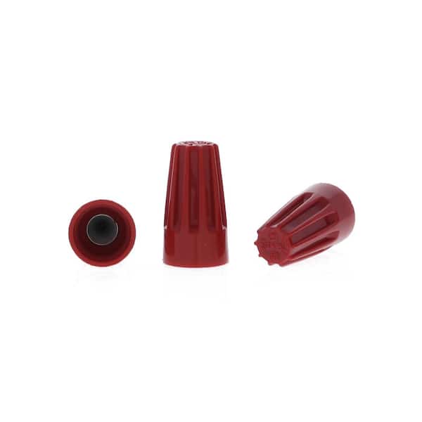 Wire Connectors 76B Red WIRE-NUT Positive Grip 4 #12 AWG Capacity 250-Pack