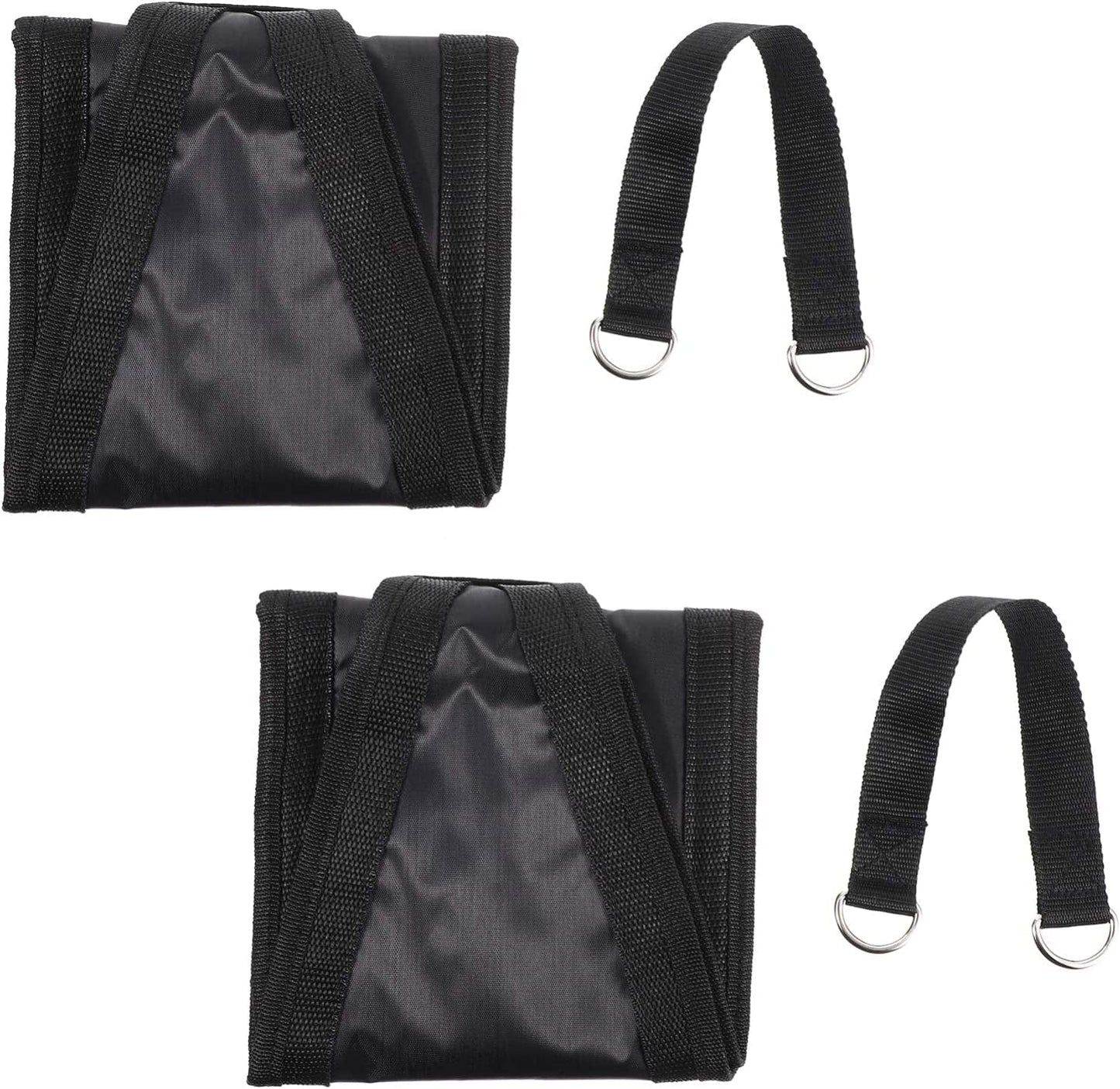 INOOMP 1Pair Training Sit for Pull- Sling Strap Ab Padded Abdominal Home Belts Bar Hanging Straps Suspension up Muscles of Gym Pull- up Slings Carver Color Chin- up Trainer Equipment Mixed