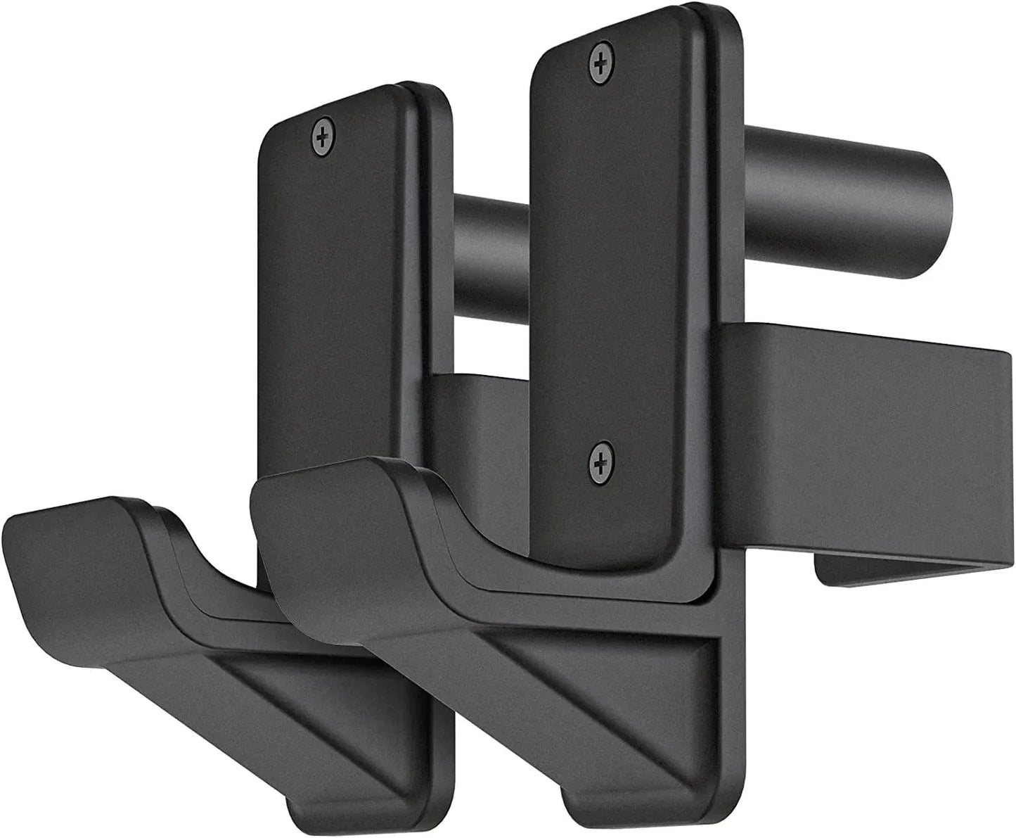 Kipika Fit 2"X2" with 1'' Hole Square Tube, Bottom Reinforcement J-Hooks for Power Rack Attachments, Squat Rack Accessories, Strength Training Power Cage Accessories, Set of 2