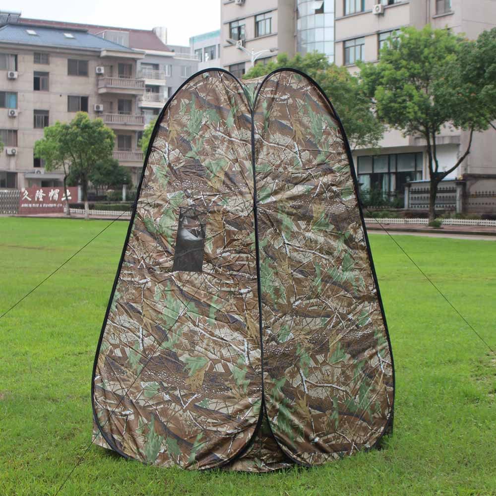 Lixada Portable Shower Toilet Tent Camping up Tent Camouflage Changing Tent