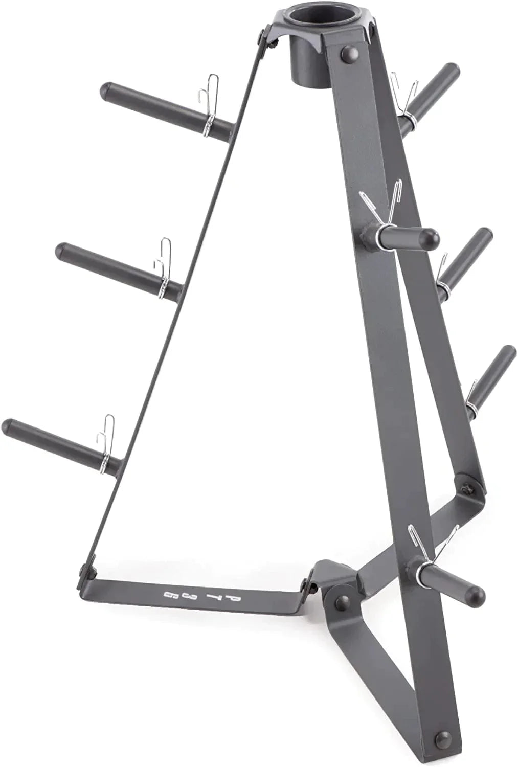Marcy Plate Tree for Standard Size Weight Plates/Storage Rack for Exercise Weights PT-36 Dark Grey, 34.00 X 9.00 X 4.00"