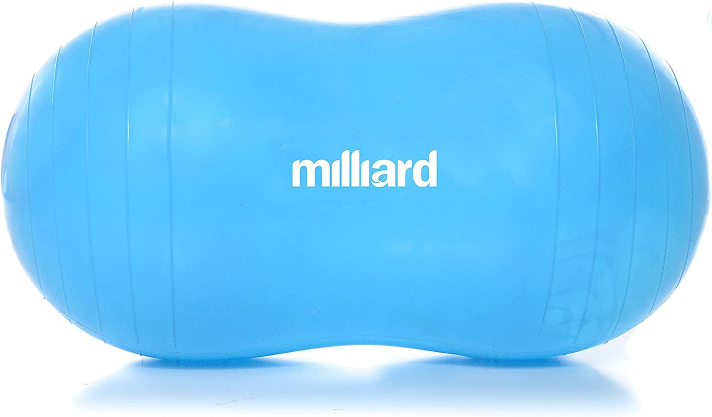 Milliard Peanut Ball Physio Roll for Exercise, Therapy, Labor, Birthing and Dog Training