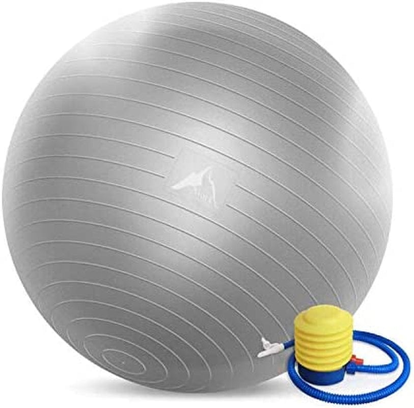 Nyack Exchange Physical Therapy Rehab, Strengthening Stability Ball / Exercise Ball for Fitness, Balance, Yoga. Multi Sizes, Pump Included