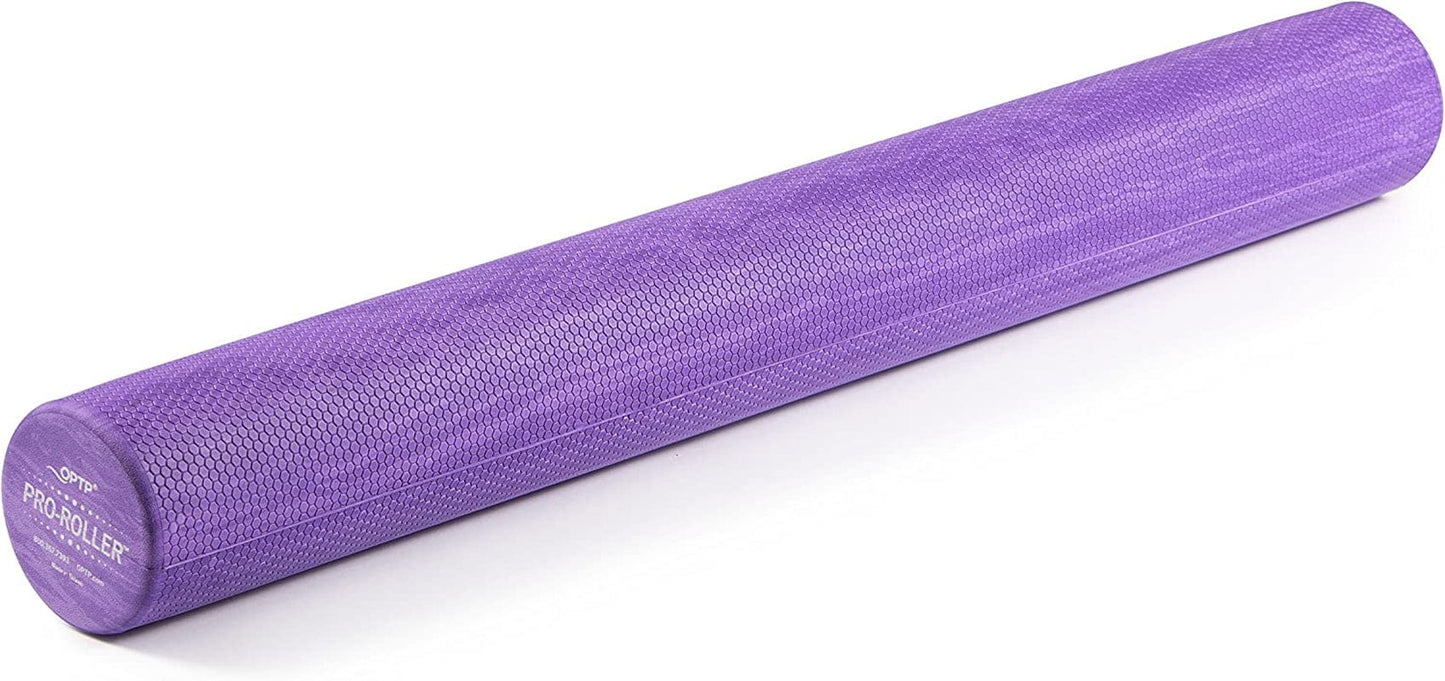 OPTP Pro-Roller 36” X 4” Foam Roller - Soft Density - for Massage, Stretching, Fitness, Yoga and Pilates Exercise - PSFR364B