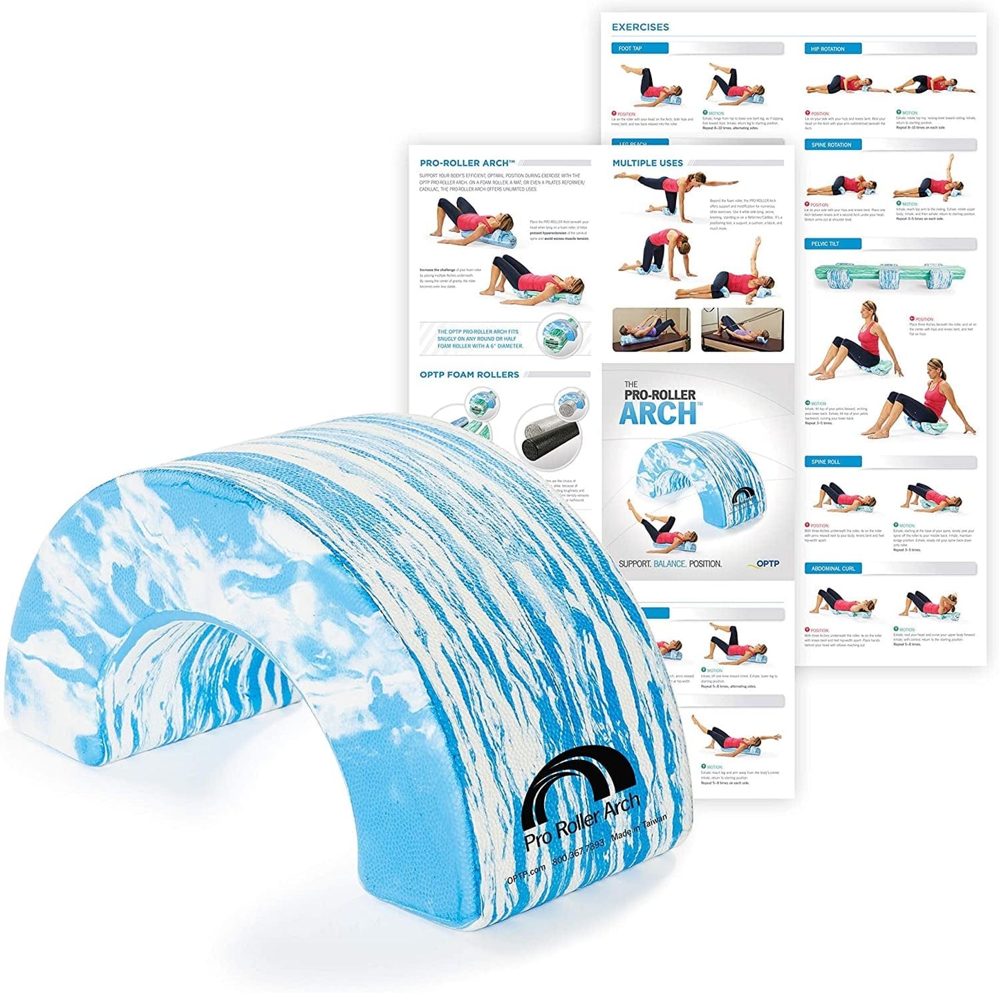 OPTP Pro-Roller Arch - Foam Roller Support and Positioning Tool (4801)