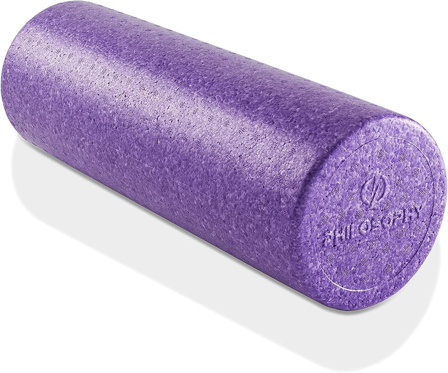 Philosophy Gym High-Density Foam Roller for Exercise, Massage, Muscle Recovery - Round