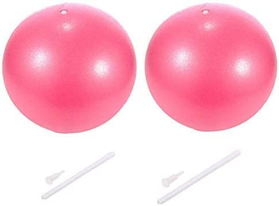 Pilates Ball, Exercise Balls, Barre Ball, Mini Exercise Ball with Pump, Small Bender Ball for Stability, Barre, Pilates, Yoga, Deep Tissue Massage, Core Training and Physical Therapy