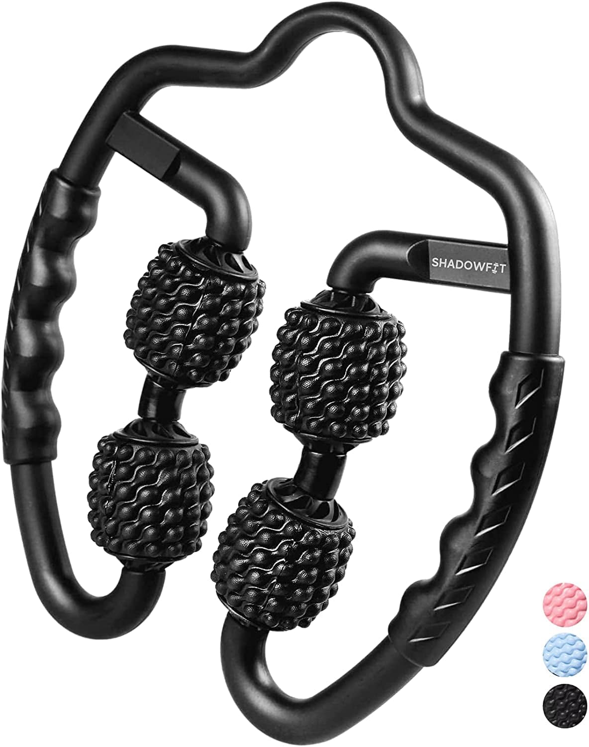 Shadowfit Muscle Massager Roller, Trigger Point Foam Roller for Calves, Legs, Arms, Shin Splints, Massage Tool to Relieve Soreness, Stiffness, and Tight Muscles, Cellulite and Deep Tissue Massaging