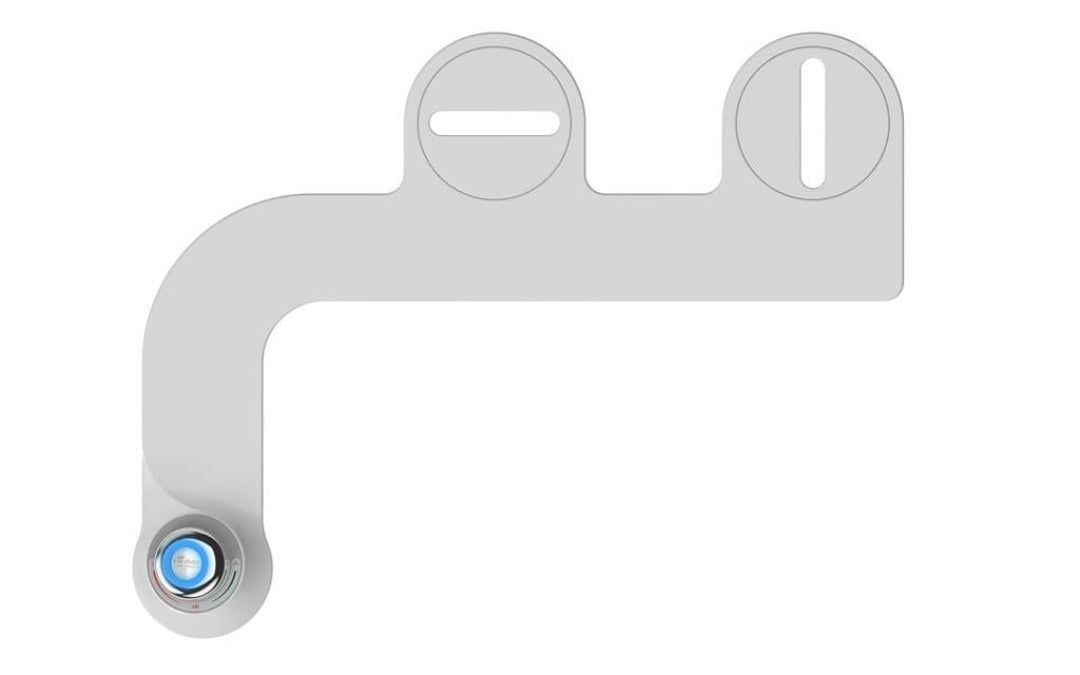 BioBidet SlimGlow Simple Bidet Toilet Attachment with Soothing Blue Night Light