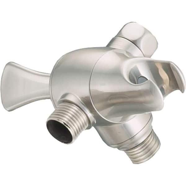 Shower Diverter 3-Way Stainless Handshower Mount Metal Multi-Purpose Removable