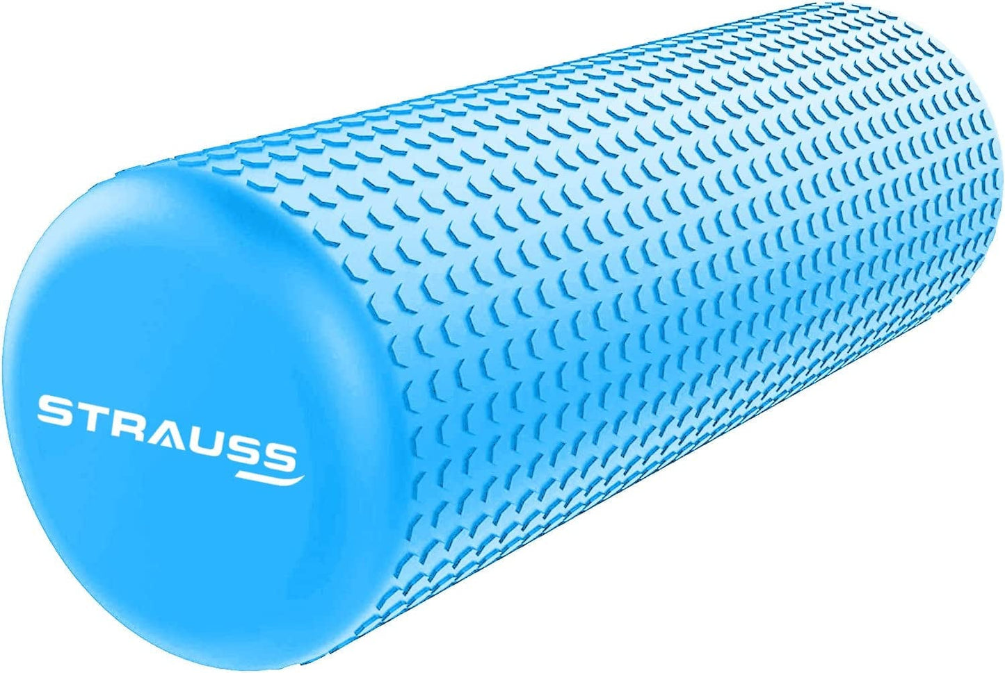 STRAUSS Yoga Foam Roller, 45 Cm, (Sky Blue)