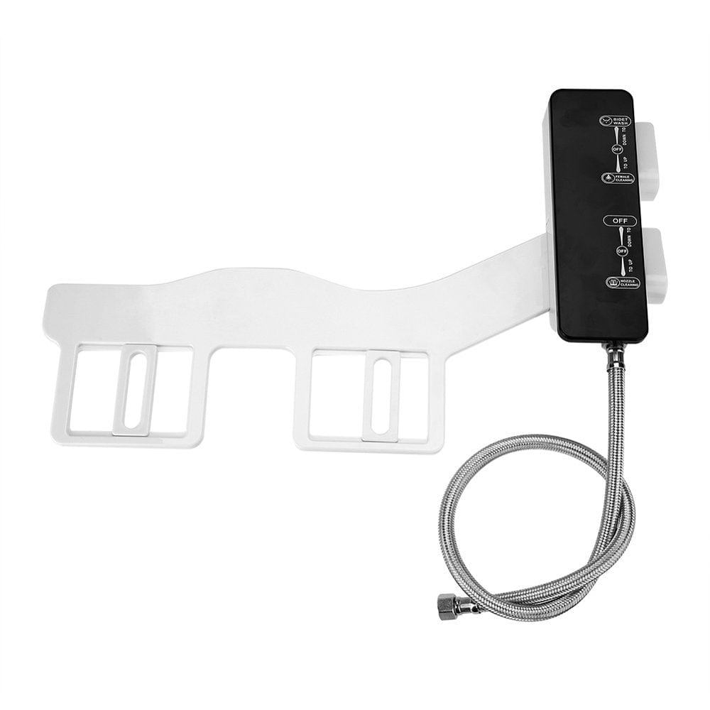 WALFRONT Portable Toilet Bidet Sprayer Kit Bathroom Shower Head Stainless Steel Bathroom Cloth Diaper Washer Hand Held Sprayer Attachment for Personal Hygiene