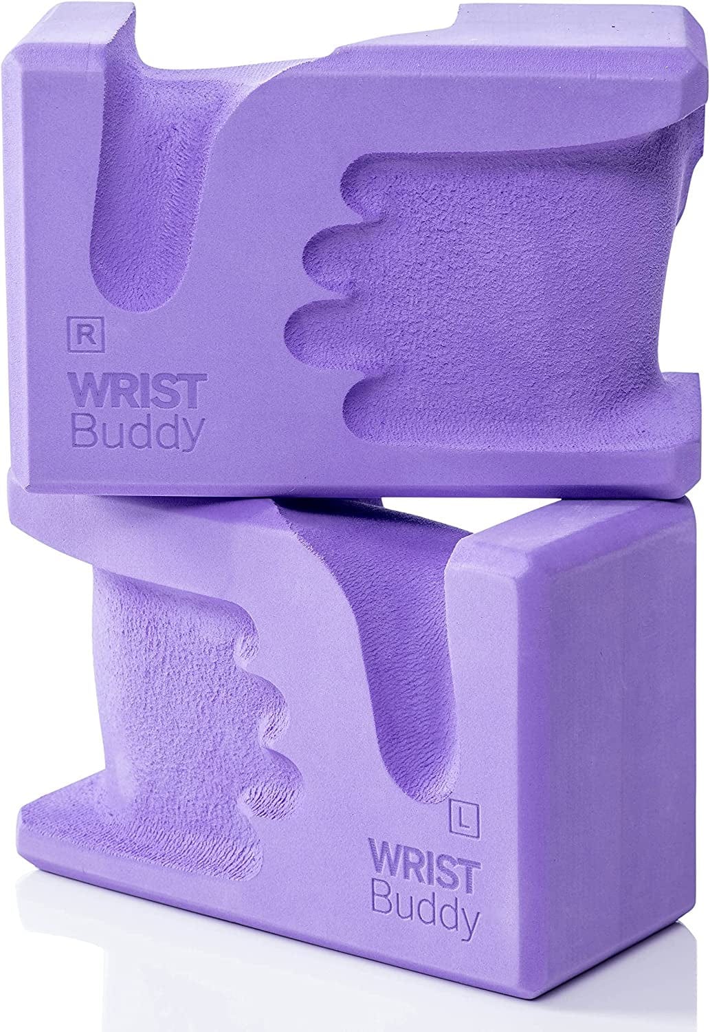 WRIST BUDDY Yoga Blocks 2 Pack | Reduces Wrist Compression, Maximizes Wrist Comfort, Grip Strength, and Support | Yoga Block Yoga Accessories EVA Foam Blocks Yoga Set Yoga Kit | Great Gifts