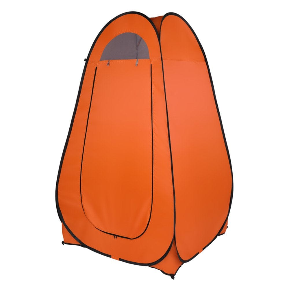 1-2 Person Portable Pop up Toilet Shower Tent Changing Room Dressing Tent Camping Shelter Orange