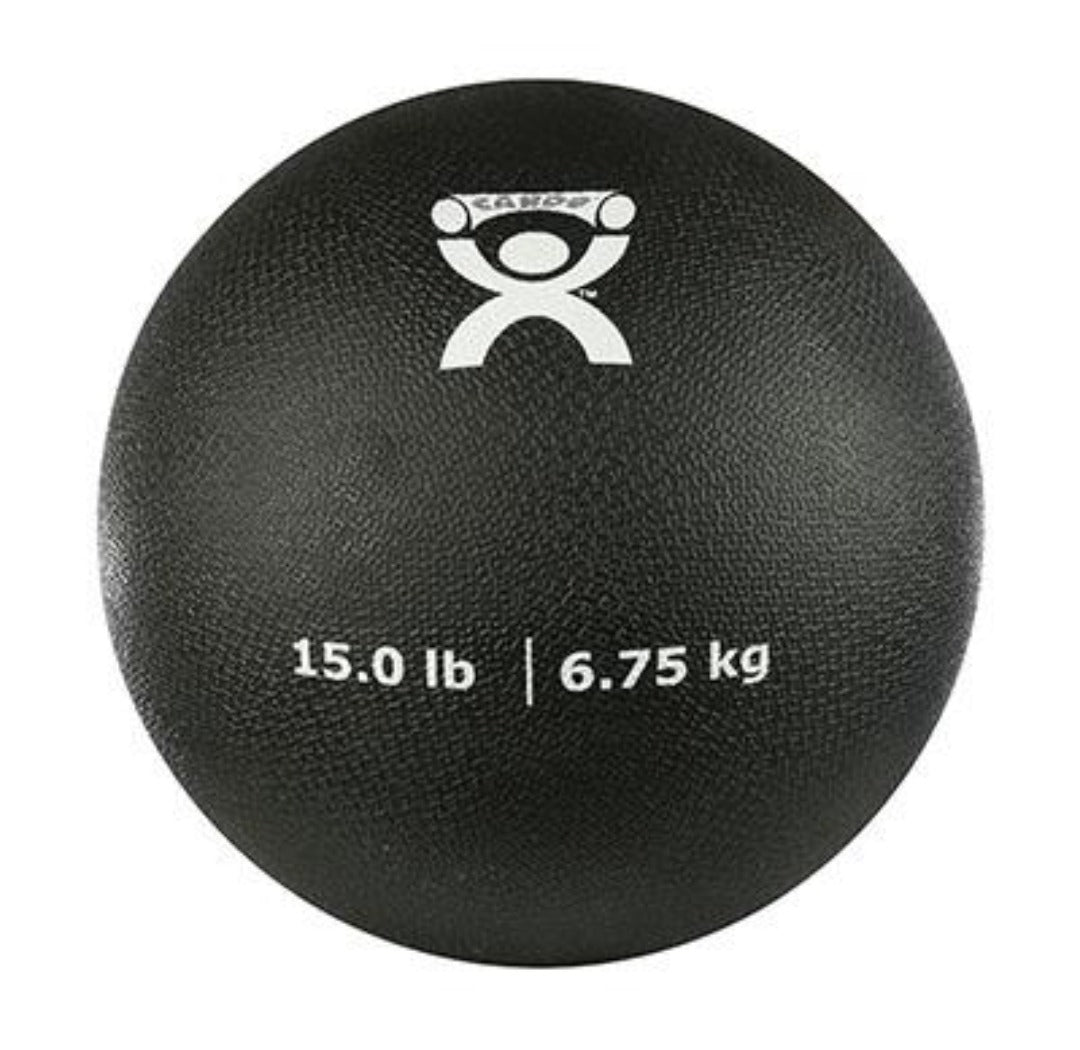 CanDo Soft and Pliable Weighted Medicine Balls - 1 lb to 30 lbs - Senior.com Exercise Balls