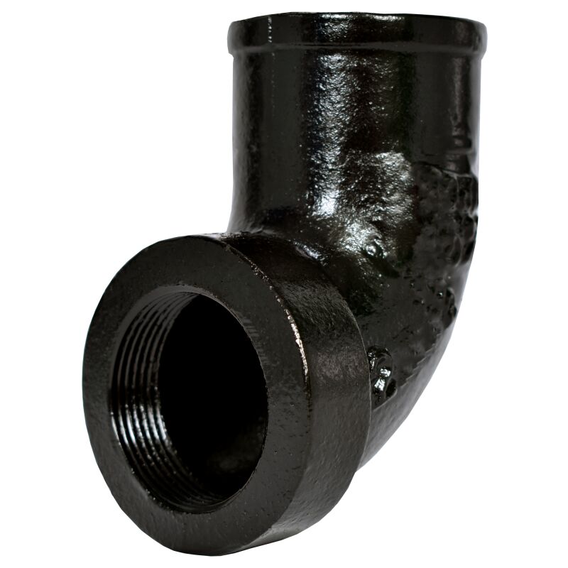 Charlotte Pipe NH-4A 22 2X2 Cast Iron No Hub Tap 14 Bend