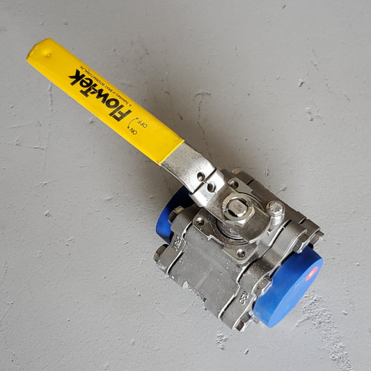 FLOW-TEK Triad 316 Stainless Ball Valve 2" FP 2200 WOG Socket Weld TFM-1600 (New)