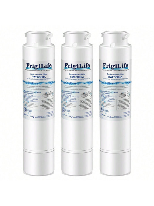 FrigiLife Refrigerator Water Filter Compatible With Frigidaire EPTWFU01, EWF02, Pure Source Ultra II, 3PACK