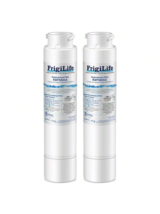 FrigiLife Refrigerator Water Filter Compatible With Frigidaire EPTWFU01, EWF02, Pure Source Ultra II, 2PACK