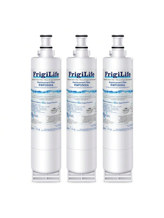 FrigiLife 4396508 Replacement For  4396510, EDR5RXD1, NLC240V, PNL240V, 4396508p, 4396547, 4392857, 9010, LC400V, 46-9010, Everydrop Filter 5 Refrigerator Water Filter, 3 PACK