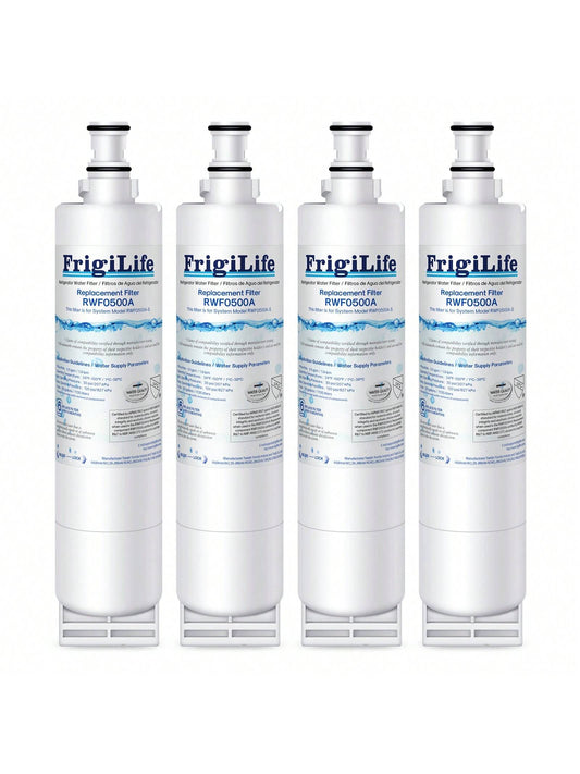 FrigiLife 4396508 Replacement For  4396510, EDR5RXD1, NLC240V, PNL240V, 4396508p, 4396547, 4392857, 9010, LC400V, WF-NLC240V, 46-9010, Everydrop Filter 5 Refrigerator Water Filter, 4 PACK