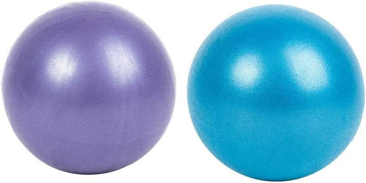 2 Pack 9 Inch Pilates Ball, Small Exercise Ball with Inflatable Pipette for Stability, Barre, Pilates, Yoga, Core Training and Physical Therapy. Bender Balls