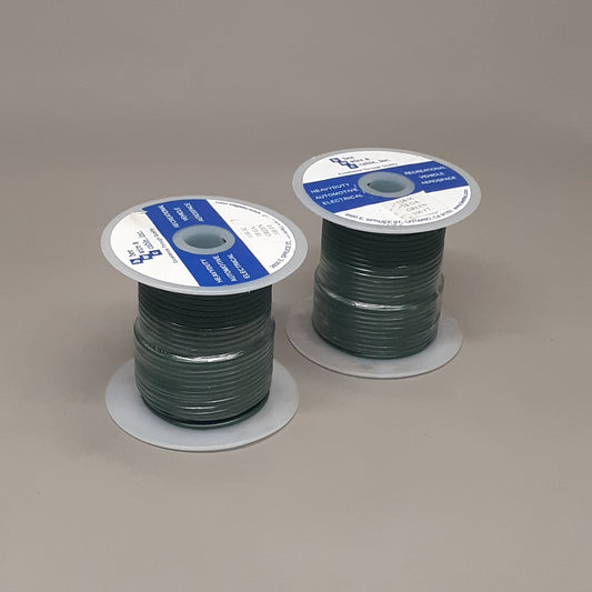 BEE WIRE & CABLE INC. 2-Pack! 100' Heavy Duty Green Cable 118-3A (New)